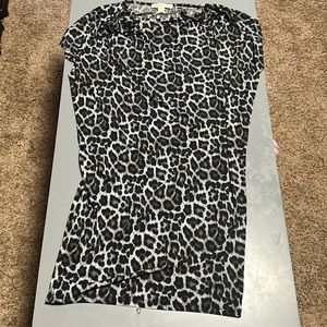Michael Kors S Leopard dress